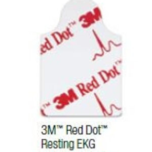 3M Red Dot Resting Monitoring Electrodes, case of 4,000